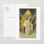  Angel Christmas Briefkaart (Voorkant / Achterkant)