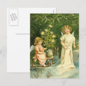  Angel Christmas Briefkaart (Voorkant / Achterkant)