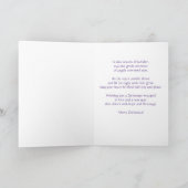 Angel Christmas Kaart - Pas de uwe aan (Binnen)