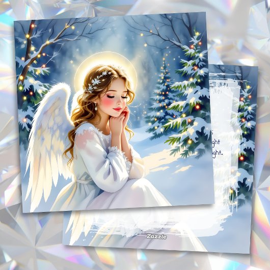 Angel Christmas Poem Personalized Feestdagenkaart