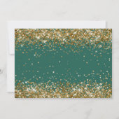 Angel Christmas Tree Family Dinner Party Kaart (Achterkant)