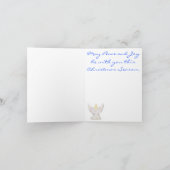 Angel Christmas Wenskaart Feestdagen Kaart (Binnen)