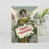  Angel Christmas Wenskaart Feestdagenkaart (Staand voorkant)