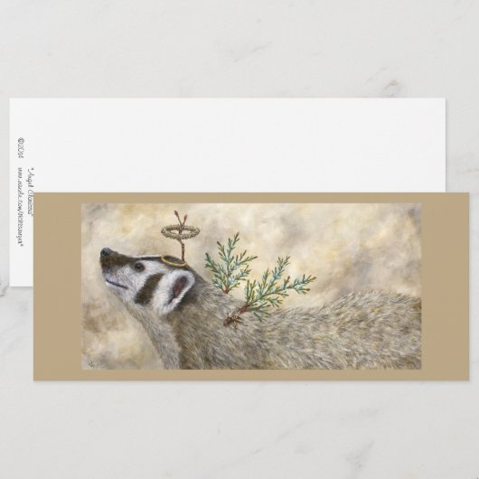 Angel Clarissa flat card Kaart (Voorkant / Achterkant)