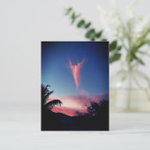 Angel Clintavond sky Briefkaart (Staand voorkant)