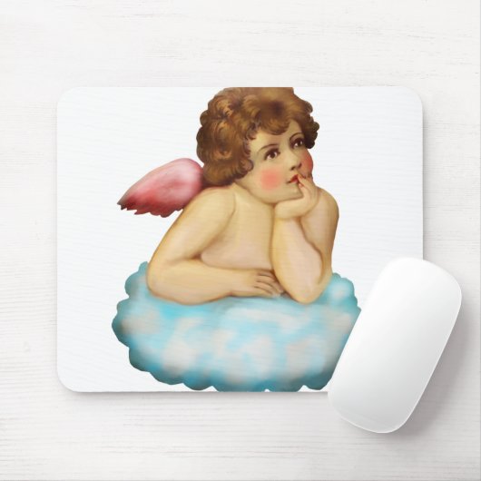 Angel Cloud Cupid Muismat (Met muis)