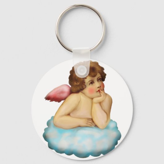Angel Cloud Cupid Sleutelhanger (Voorkant)