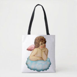 Angel Cloud Cupid Tote Bag