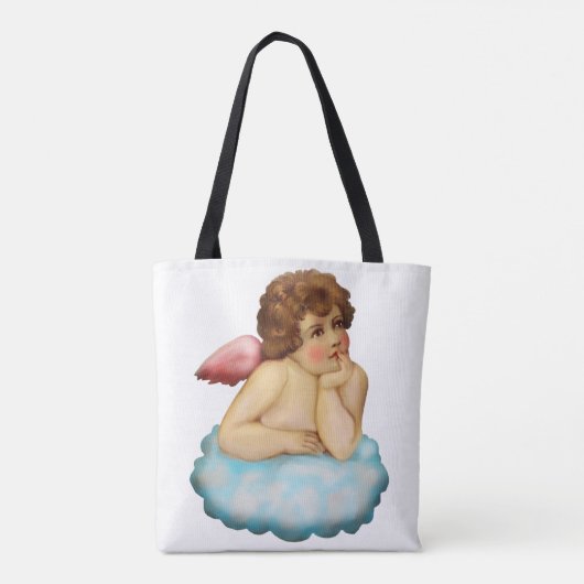 Angel Cloud Cupid Tote Bag (Achterkant)