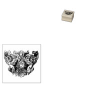 Angel – Coat of arms – Emblem Rubberstempel (Gestempeld)