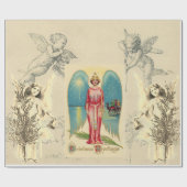 ANGEL COLLAGE CHRISTMAS Wrapping Paper Cadeaupapier (Vlak)
