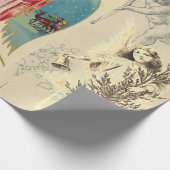 ANGEL COLLAGE CHRISTMAS Wrapping Paper Cadeaupapier (Hoek)