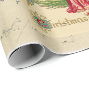 ANGEL COLLAGE CHRISTMAS Wrapping Paper Cadeaupapier