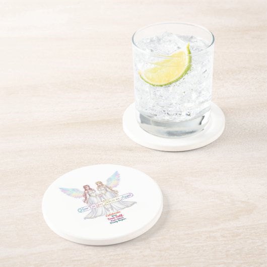 Angel Collection Zandsteen Onderzetter (Zijkant)