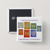Angel Colour Series Button Gepersonaliseerd Berich (Voorkant /achterkant)