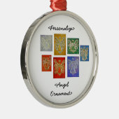 Angel Colour Series Ornament Gepersonaliseerd Gree (Rechts)