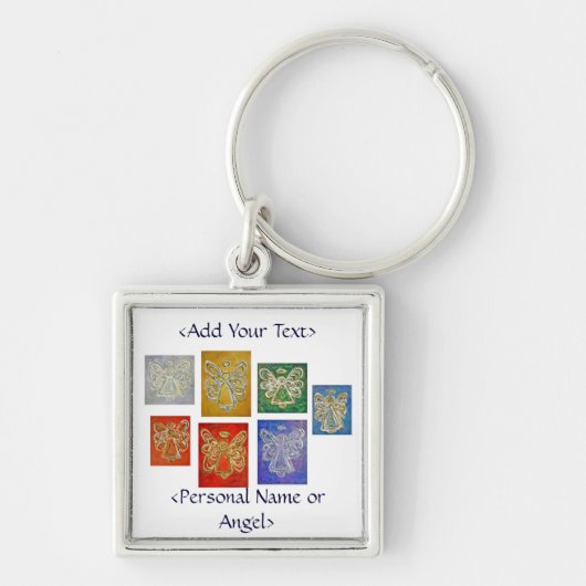 Angel Colour Series Sleutelhanger Gepersonaliseerd (Voorkant)