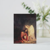  Angel Comfort Jezus Briefkaart (Staand voorkant)