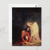  Angel Comfort Jezus Briefkaart (Voorkant / Achterkant)