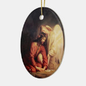  Angel Comfort Jezus Keramisch Ornament (Links)