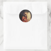 Angel Comfort Jezus Ronde Sticker (Tas)