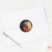 Angel Comfort Jezus Ronde Sticker (Envelop)