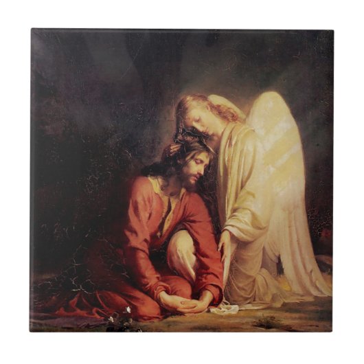 Angel Comfort Jezus Tegeltje (Voorkant)