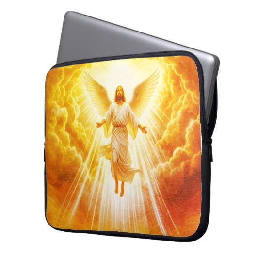 Angel Computer Laptop 15" Electronics Bag Sleeve (Voorkant Links)