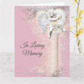 Angel condoleert "in liefdevolle herinnering" | pe kaart (Gele Bloem)