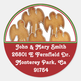 Angel Cookie Choir Ronde Sticker