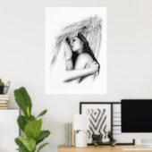 Angel Couple Soulmate Love Poster (Thuiskantoor)