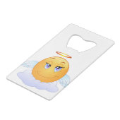 Angel Creditkaart Flessenopener (Voorkant Gekanteld)