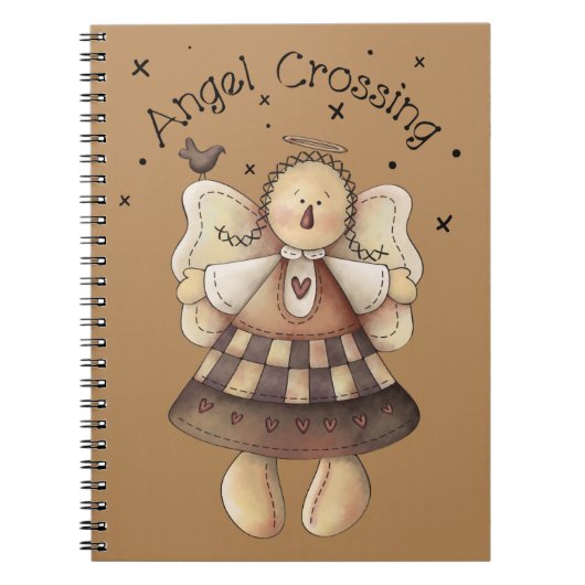 Angel Crossing-laptop Notitieboek (Voorkant)