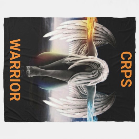 Angel...CRPS Fleece Deken (Voorkant (Horizontaal))