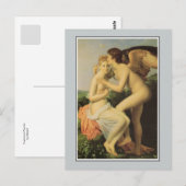 Angel, Cupid en Psyche door Gérard Briefkaart (Voorkant / Achterkant)