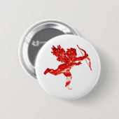 Angel Cupid Red Cherub Valentijnsdag Ronde Button 5,7 Cm (Voorkant /achterkant)