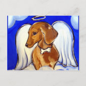 Angel Dachshund Briefkaart (Voorkant)