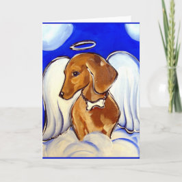 Angel Dachshund Kaart