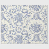 Angel Damask_ Kunst Cadeaupapier (Vlak)