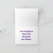 Angel Dank-u vakantie Kaart (Binnen)