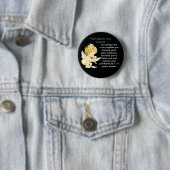 Angel de amistad ronde button 5,7 cm (In situ)