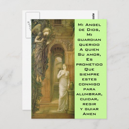 Angel de Dios briefkaart (Voorkant / Achterkant)