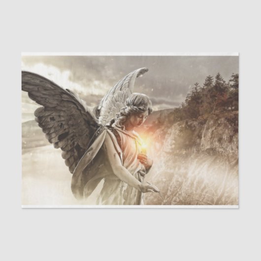 Angel-decoupage 10x15 tissuepapier (Voorkant)