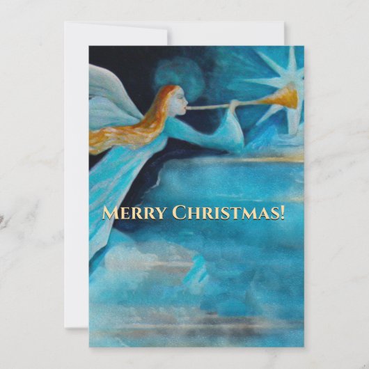 Angel deelt het nieuws Elegant Kerstmis (Voorkant)