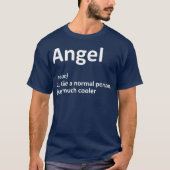ANGEL Definition Personal Name Funny Gift T-shirt (Voorkant)