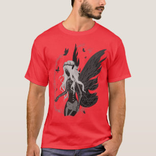 Angel des Dairy Butterfly God Moeder Dark Fem T-shirt