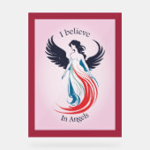 Angel design hangende muur kunst acryl bord (Voorkant)
