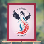 Angel design hangende muur kunst acryl bord (Neutraal)