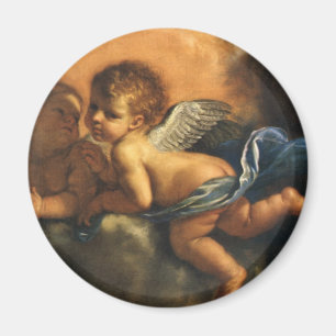 Angel detail, Patron Saints of Modena van Guercino Magneet