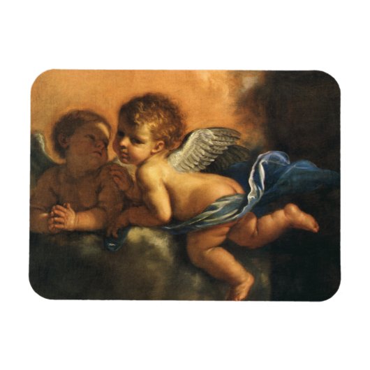 Angel detail, Patron Saints of Modena van Guercino Magneet (Horizontaal)
